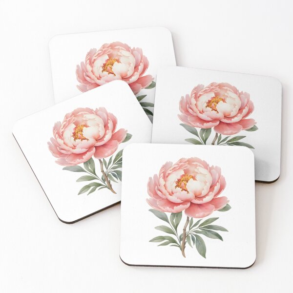 Item preview, Coral Peony designed and sold by HOMETOWN86.
