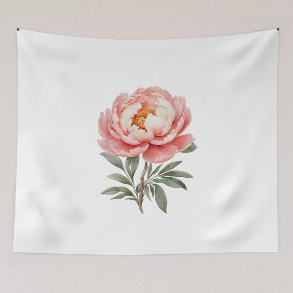 Item preview, Coral Peony designed and sold by HOMETOWN86.