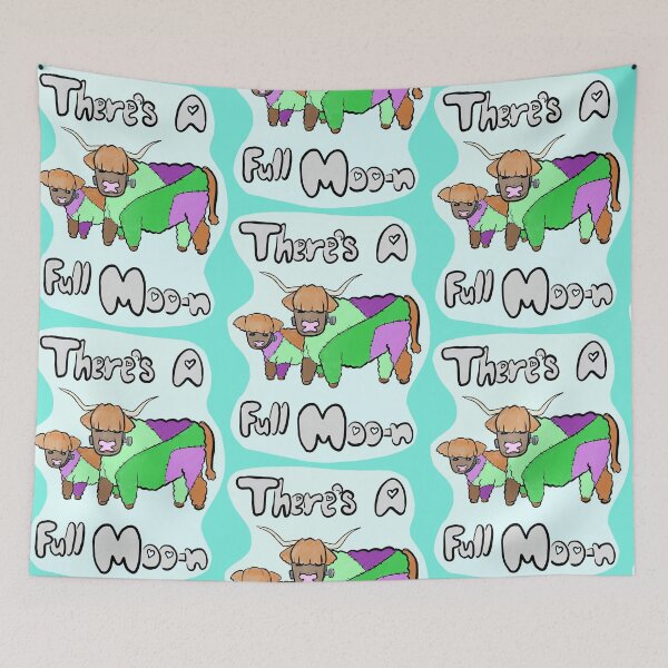 Item preview, Frankenstein's Highland Cows designed and sold by RyanAshCrafts.