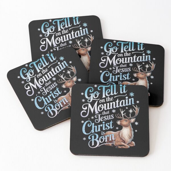 Item preview, go tell it on the mountain that jesus christ is born designed and sold by PosiMCreations.