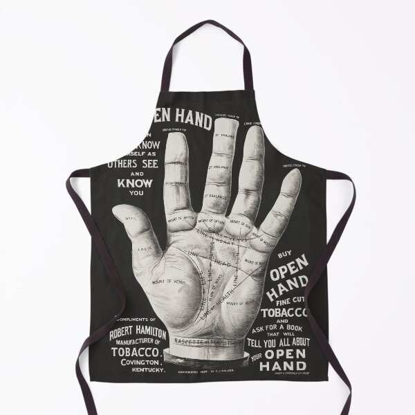 Item preview, Open hand, palm reading. vintage poster art designed and sold by Vintage Designs +.