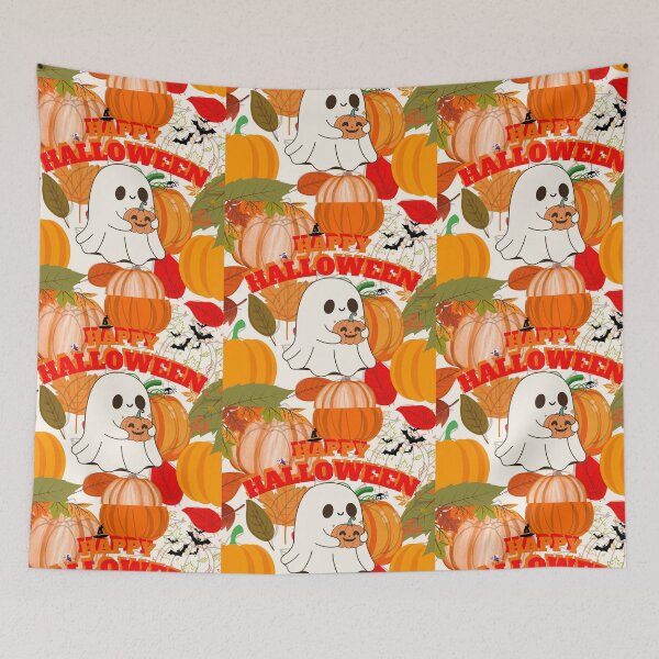 Item preview, Cute Happy Halloween Traditional Orange Pumpkin Seasonal Holiday designed and sold by Darlene Douglas-Jackson.
