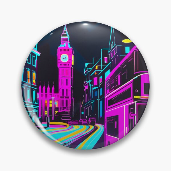 Item preview, Neon Nights in London designed and sold by Gravitylessarts.