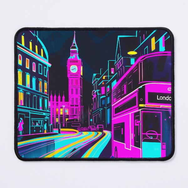 Item preview, Neon Nights in London designed and sold by Gravitylessarts.