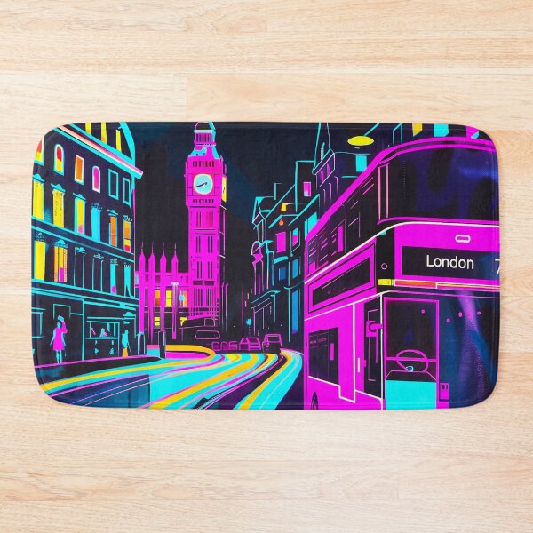 Item preview, Neon Nights in London designed and sold by Gravitylessarts.