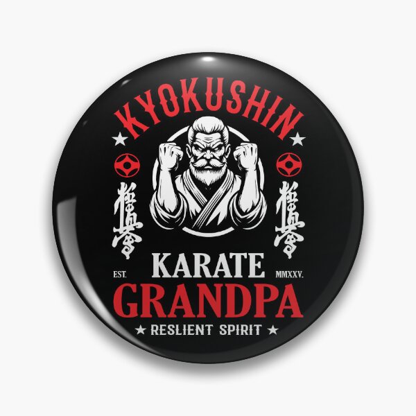 Artikelvorschau, Kyokushin Karate Grandpa - Cooles Großvater Karateka Design entworfen und verkauft von RetroMaritalArt.