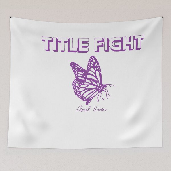 Item preview, Title Fight Floral Green Anniversary designed and sold by Rasmuschrist.