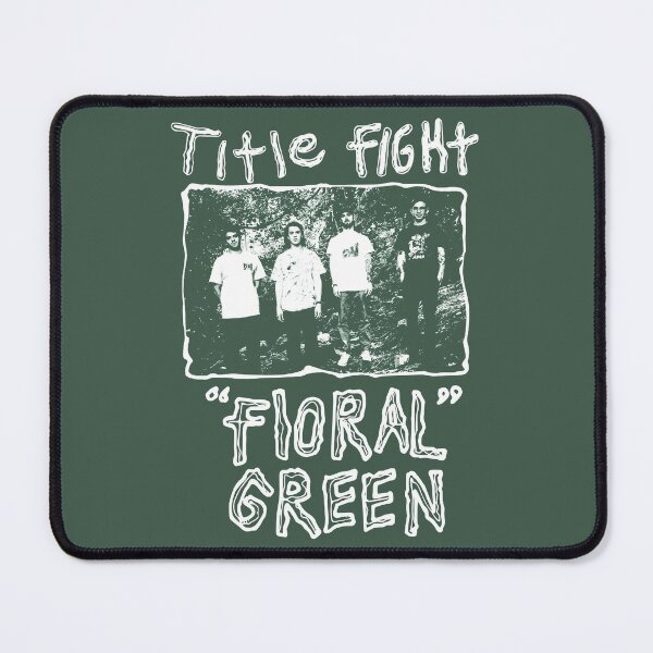 Item preview, Title Fight Floral Green Promo designed and sold by Rasmuschrist.