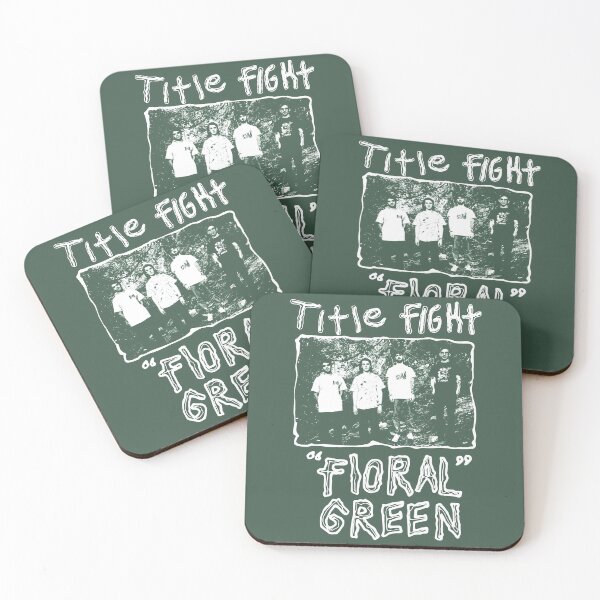 Item preview, Title Fight Floral Green Promo designed and sold by Rasmuschrist.