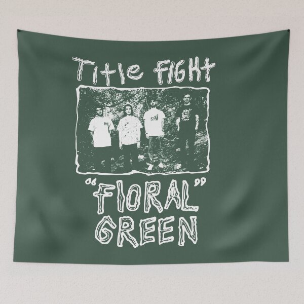 Item preview, Title Fight Floral Green Promo designed and sold by Rasmuschrist.