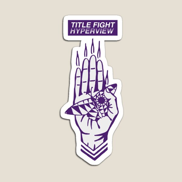 Item preview, Title Fight Hyperview Hand designed and sold by Rasmuschrist.