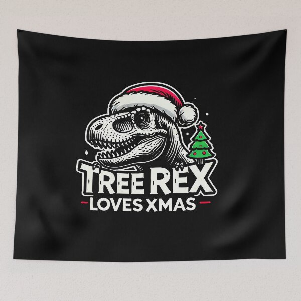 Item preview, Funny Christmas Tree Rex Dinosaur Santa Claus Tee designed and sold by Molic.