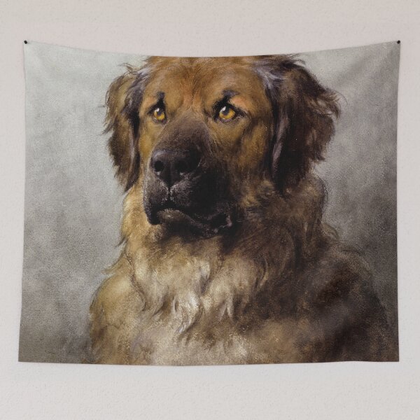 Item preview, Head of a Leonberger (c.1880–c.1892) designed and sold by Vintage Designs +.