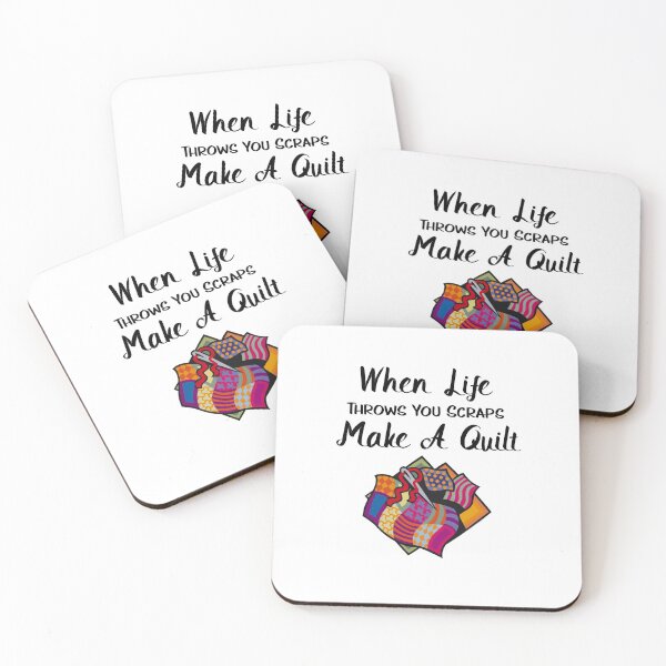 Item preview, Funny Quilting Gifts - When Life Throws You Scraps Make A Quilt designed and sold by WUOdesigns.