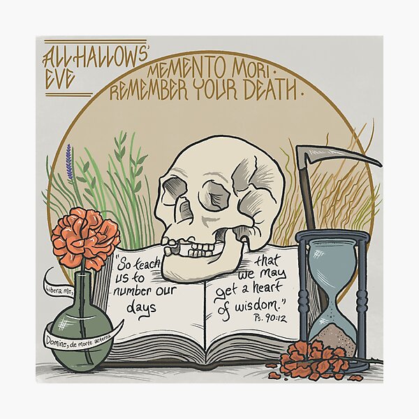 Artikel-Vorschau von Memento Mori: Erinnere dich an deinen Tod, designt und verkauft von LansingCreative.