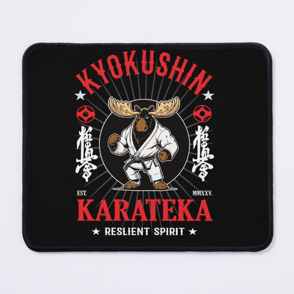 Item preview, Kyokushin Karate Moose - Resilient Spirit designed and sold by RetroMaritalArt.