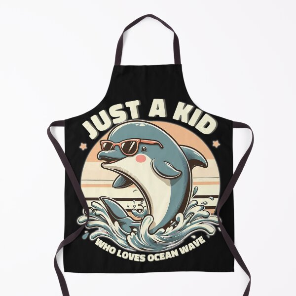 Item preview, Just A Kid Who Loves Ocean Wave Dolphin Lover designed and sold by JerdbordinShop.