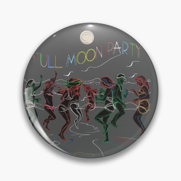 Item preview, Full Moon Party Neon Vibes designed and sold by KennerTH.