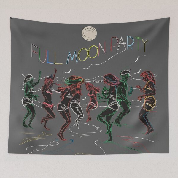 Item preview, Full Moon Party Neon Vibes designed and sold by KennerTH.