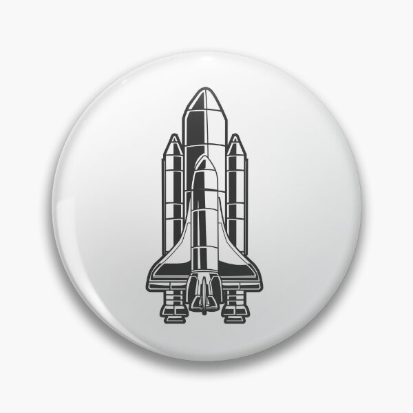Item preview, Spacecraft Black And White designed and sold by TrilogyMerch.