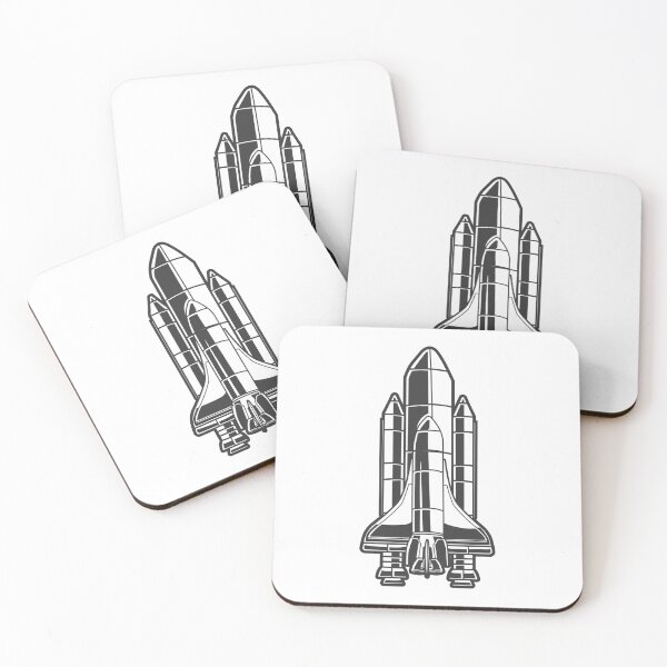 Item preview, Spacecraft Black And White designed and sold by TrilogyMerch.