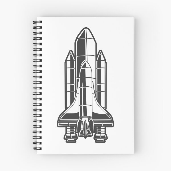 Item preview, Spacecraft Black And White designed and sold by TrilogyMerch.