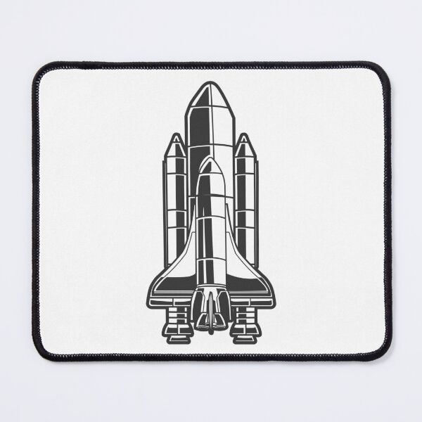 Item preview, Spacecraft Black And White designed and sold by TrilogyMerch.
