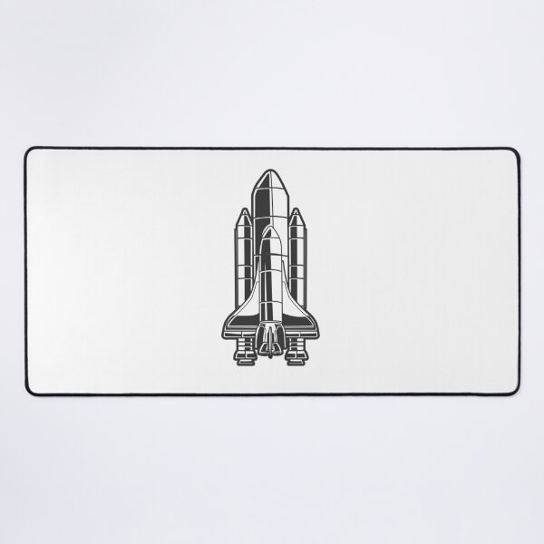 Item preview, Spacecraft Black And White designed and sold by TrilogyMerch.