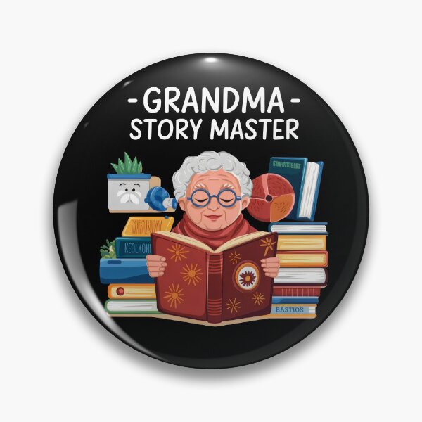 Item preview, Grandma Story Master – Charming Book Lover Design designed and sold by Pastel-Pulse.