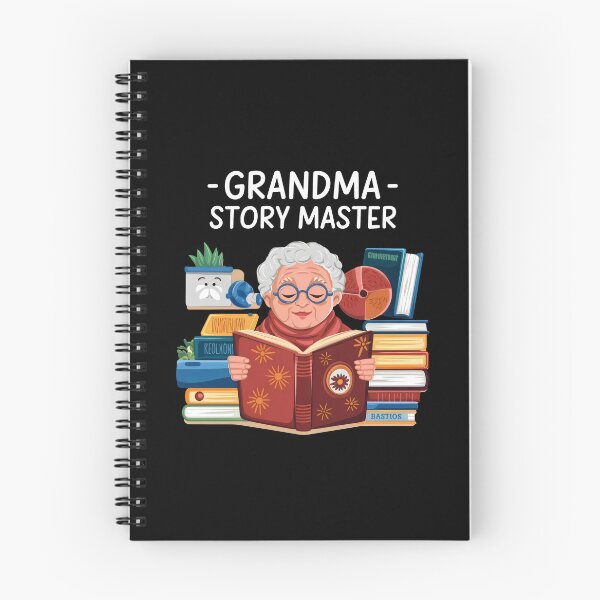 Item preview, Grandma Story Master – Charming Book Lover Design designed and sold by Pastel-Pulse.