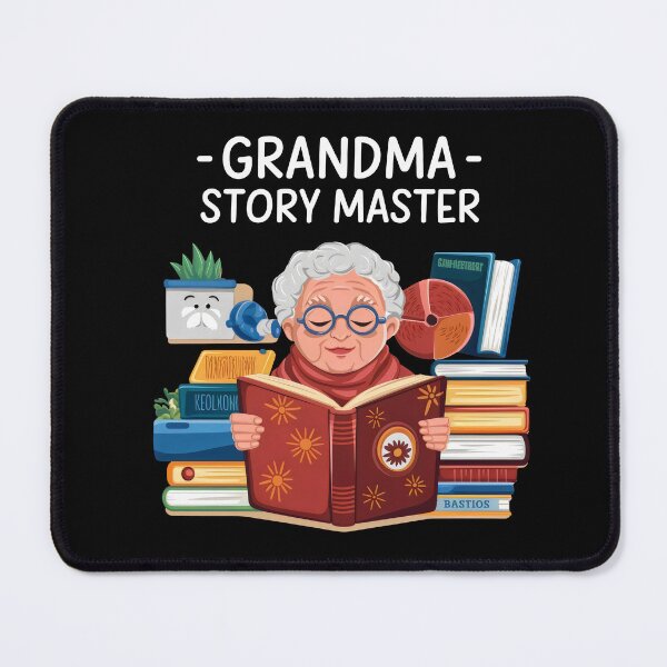 Item preview, Grandma Story Master – Charming Book Lover Design designed and sold by Pastel-Pulse.