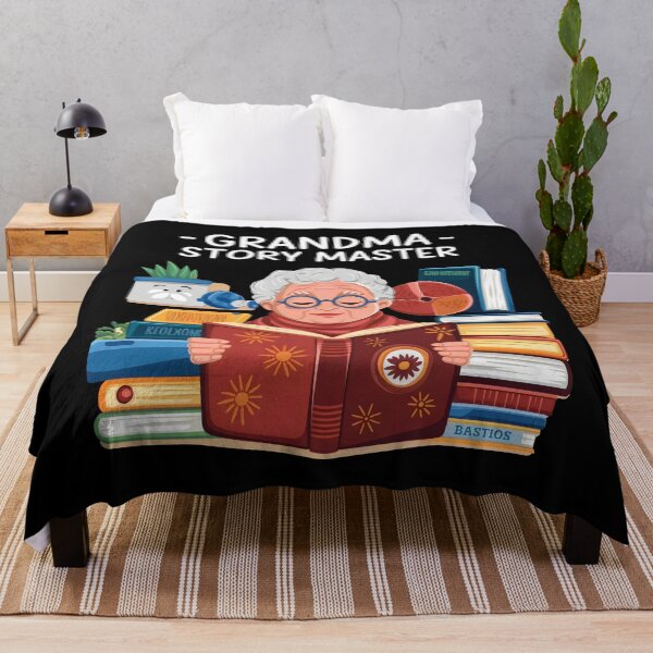 Item preview, Grandma Story Master – Charming Book Lover Design designed and sold by Pastel-Pulse.