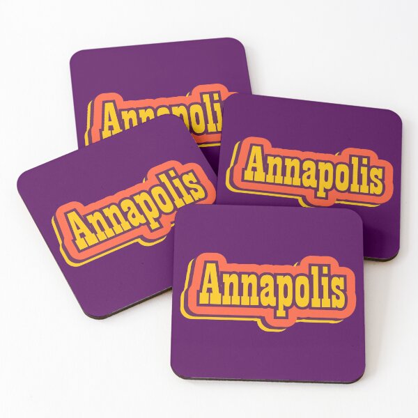 Artikelvorschau, Annapolis, Maryland Retro-Typografie entworfen und verkauft von ArtNoveltee.