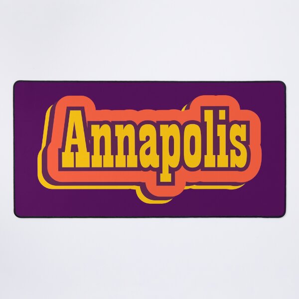 Item preview, Annapolis, Maryland Retro Typography designed and sold by ArtNoveltee.