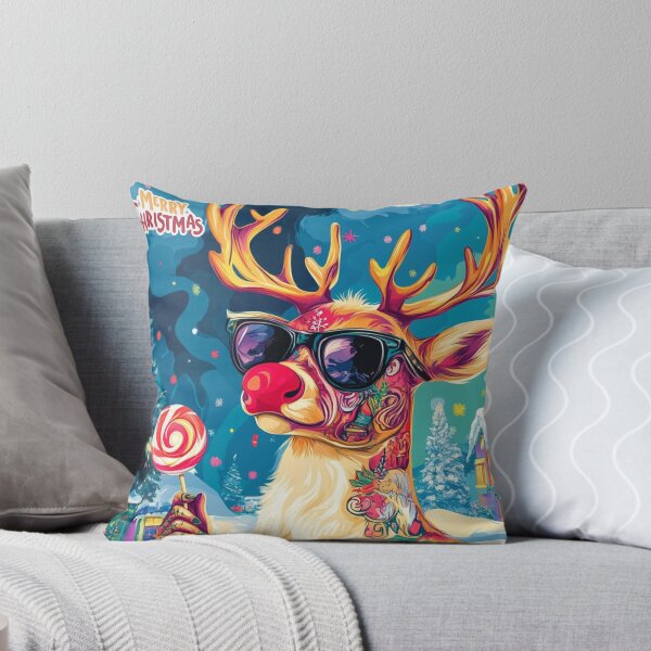 Item preview, Hipster Pastel Reindeer Christmas Vibes designed and sold by The Art of Kkatarynka.