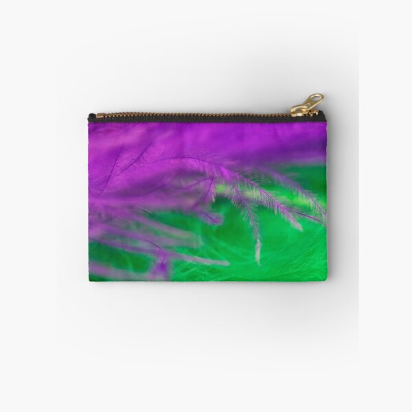 Item preview, Green and purple feathers designed and sold by Tony Eccles.