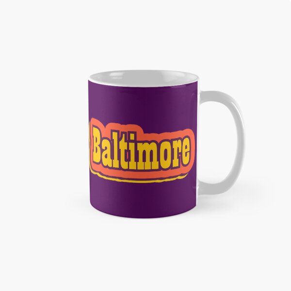 Item preview, Baltimore, Maryland Retro Typography designed and sold by ArtNoveltee.