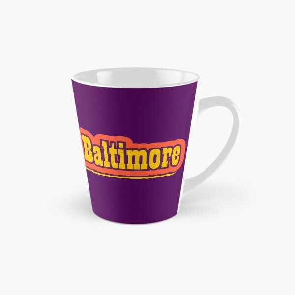 Item preview, Baltimore, Maryland Retro Typography designed and sold by ArtNoveltee.