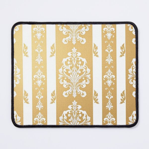 Item preview, White & Gold Damask designed and sold by DesignsByPrnces.