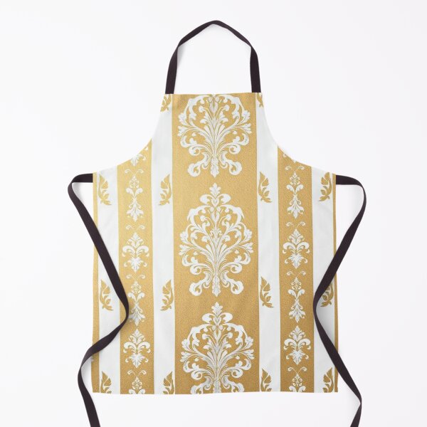 Item preview, White & Gold Damask designed and sold by DesignsByPrnces.