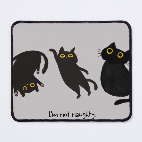 Item preview, Im not naughty cat, designed and sold by dinartanddesign.