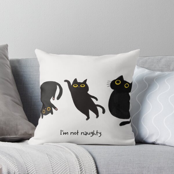 Item preview, Im not naughty cat, designed and sold by dinartanddesign.
