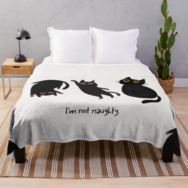 Item preview, Im not naughty cat, designed and sold by dinartanddesign.
