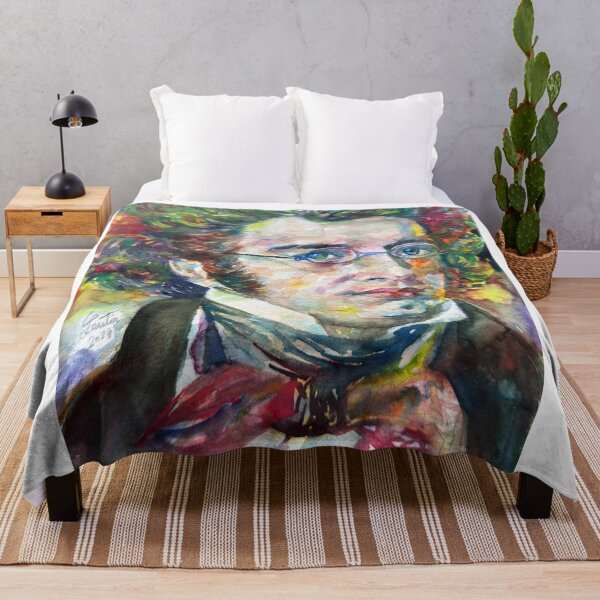 Item preview, FRANZ SCHUBERT watercolor portrait .1 designed and sold by lautir.