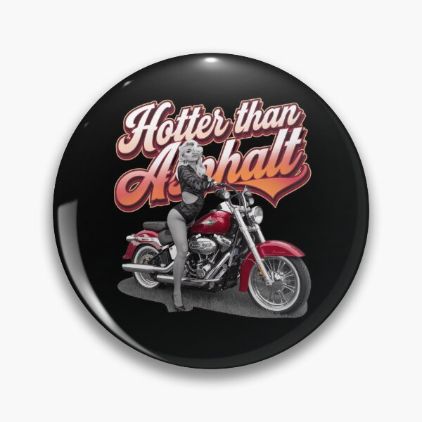 Item preview, Hotter than asphalt - Wild hearts ride - Queen of highways - Biker babe alert designed and sold by JansenGS.