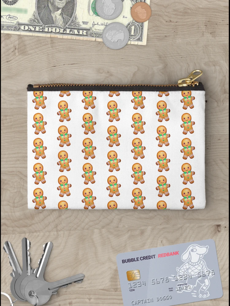 Thumbnail 3 of 4, Zipper Pouch, Gingerbread Man designed and sold by Rabanico.