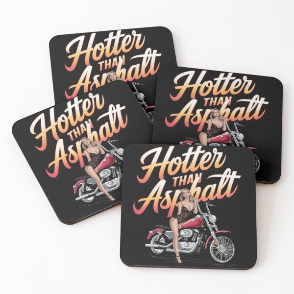 Item preview, Hotter than asphalt - Wild hearts ride - Queen of highways - Biker babe alert designed and sold by JansenGS.