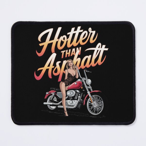 Item preview, Hotter than asphalt - Wild hearts ride - Queen of highways - Biker babe alert designed and sold by JansenGS.