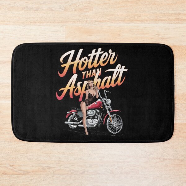 Item preview, Hotter than asphalt - Wild hearts ride - Queen of highways - Biker babe alert designed and sold by JansenGS.