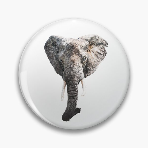 Item preview, Elephant head, facing camera designed and sold by Pascal-F.
